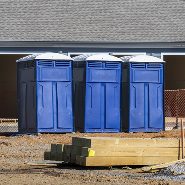 how often are the portable toilets cleaned and serviced during a rental period in Mcminnville Oregon